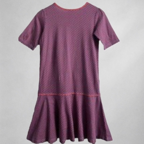 Hanna Andersson Girls Dress 130 (US 8) Purple Pink Owl Print Cotton Drop Waist - Picture 9 of 9
